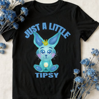 Rolig Kanin Lite Berusad T Shirt