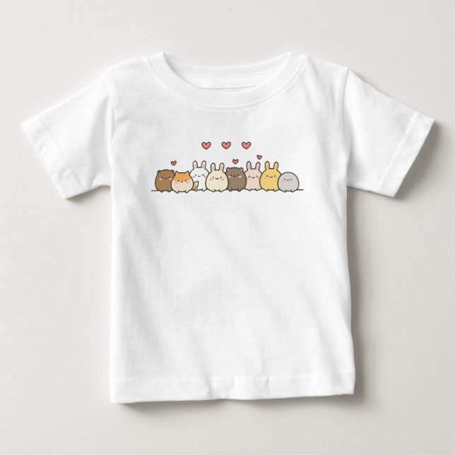Rolig kanin t shirt (Framsida)