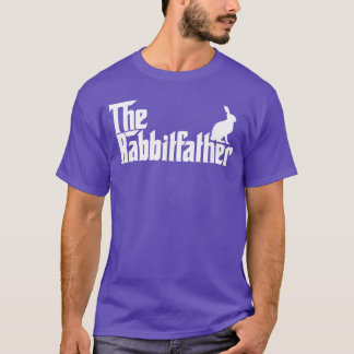 Rolig kaninägare present till kaninpappa pappa pre t shirt