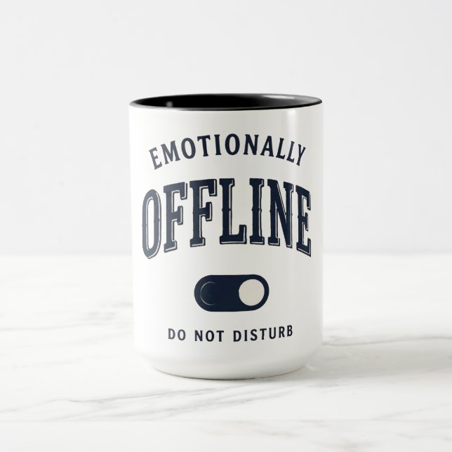 Rolig Känslomässigt Offline Vippströmbrytare  Mugg (Center)