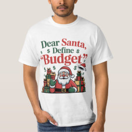 Rolig Kära Tomte Budget Design T Shirt