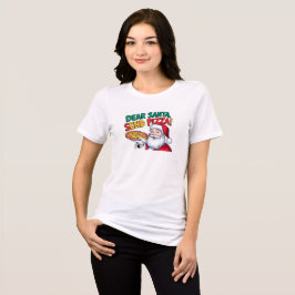 Rolig Kära Tomte Skicka Pizza TriBlend T-shirt