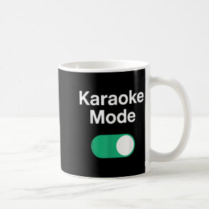 Rolig Karaoke-konst För Män Kvinnor Musik Sångare Kaffemugg