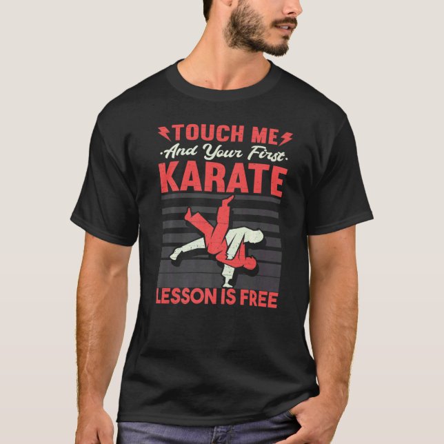 Rolig Karate Premium T Shirt (Framsida)