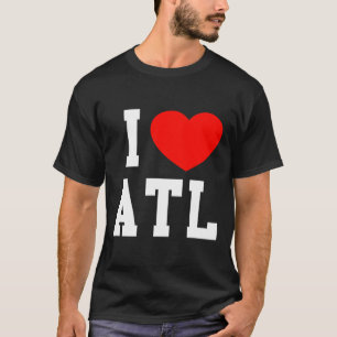 Rolig kärlek Atlanta Georgia Souvenir Semester Atl T Shirt