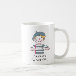 Rolig kärlek Du med all mim hjärta klotter Kaffemugg
