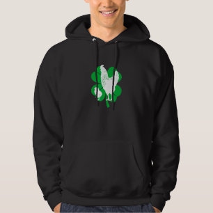 Rolig kärlek växande kycklingar bonde kostym hoodie