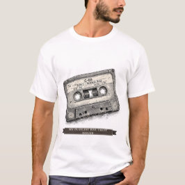 Rolig kassettband "Min spellista har tillitsproble T Shirt