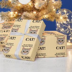 Rolig Katt Ansikte  Presentpapper