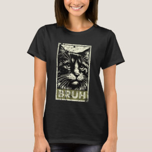 Rolig Katt Bruh För Tonåringar Pojkar Flickor Män  T Shirt