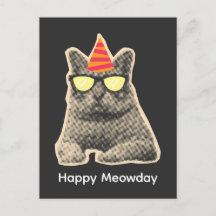 Rolig katt födelsedag