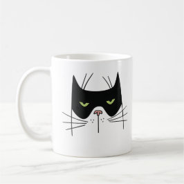 Rolig katt God morgon Uppvaktningscitat Kaffemugg