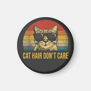 Rolig Katt Hår Bryr Mig Inte För Kattälskare Magnet