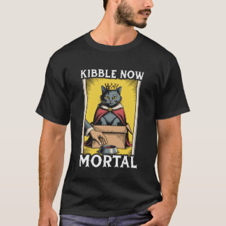 Rolig Katt I Box Kibble Nu Dödlig Kattälskare Katt T Shirt