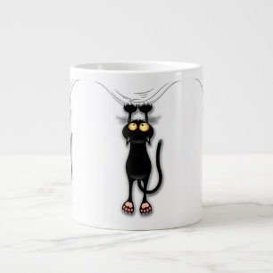 Rolig katt Karaktär Riverar Tyg Jumbo Mugg