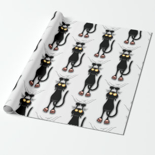 Rolig katt Karaktär Riverar Tyg Presentpapper