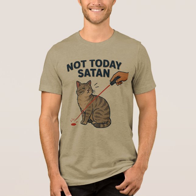 Rolig katt kommer inte att lockas t shirt (Framsida)