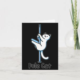 Rolig Katt Le Dansar Eller Är Det En Lecat Ordlek  Kort