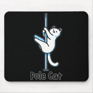 Rolig Katt Le Dansar Eller Är Det En Lecat Ordlek Musmatta