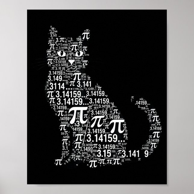 Rolig katt matte älskare nörd design  poster (Framsidan)