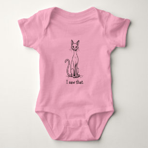 Rolig katt med högdragen min Jag Såg Det T Shirt