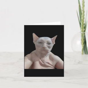 Rolig Katt Meme Kort