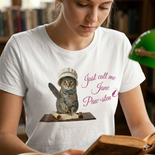 Rolig katt meme Regency-bonad T Shirt (Skapare uppladdad)