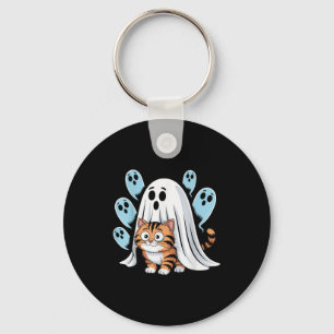 Rolig Katt Meme Snygg Halloween Katt Nyckelring