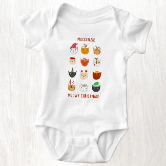 Rolig Katt Meowy Jul Personlig T Shirt