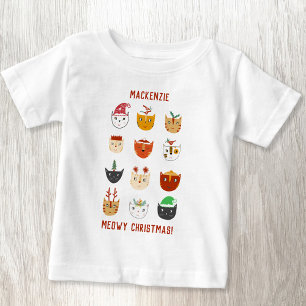 Rolig Katt Meowy Jul Personlig T Shirt