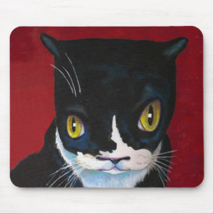 Rolig katt Mousepad Musmatta