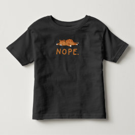 Rolig Katt Nej Lat Katt Orange Katt Dam Katt Älska T Shirt