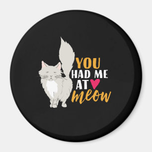 Rolig katt- och kattungekärlek hade du mig på at magnet