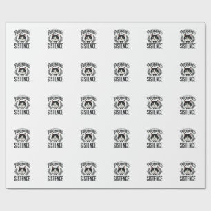 Rolig Katt Purrminad Existens Vintage Grafik_1 Presentpapper