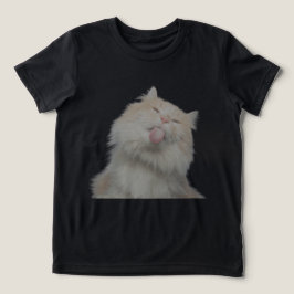 Rolig katt skräddarsydd husdjur foto barn t-shirt