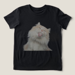 Rolig katt skräddarsydd husdjur foto barn t-shirt