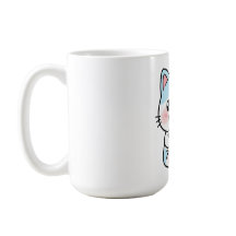 Rolig katt som dricker en söt dryck