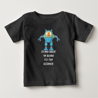 Rolig katt som iscensätter forskarerobotvetenskap t-shirt