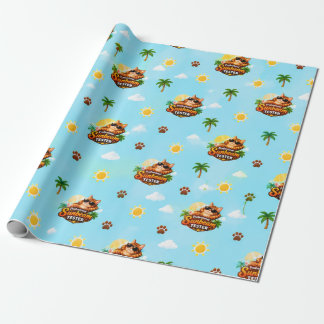 Rolig katt sommarpresentpapper presentpapper