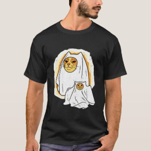 Rolig Katt Spök Kitty Kattunge Meme Halloween Djur T Shirt