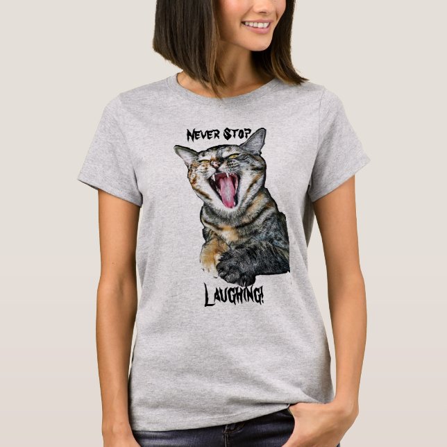 Rolig katt! t shirt (Framsida)
