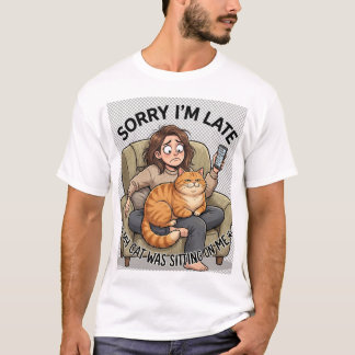 Rolig katt T-shirt