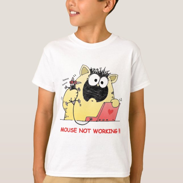 Rolig katt t shirt (Framsida)