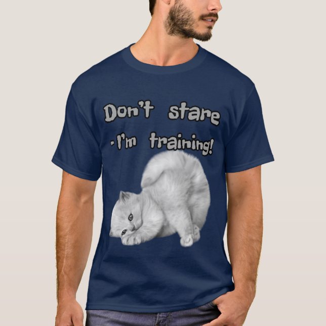 Rolig katt T-shirt – perfekt present till kattälsk (Framsida)