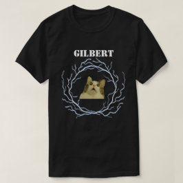 Rolig katt-t-shirt som kan anpassas t shirt