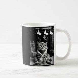 Rolig Katt Tar En Selfie Jul Xmas Pyjamas H Kaffemugg