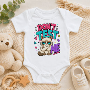 Rolig Katt Testa Mig Inte T Shirt