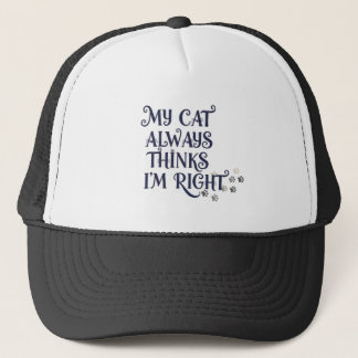 Rolig Katt Text Hatt Keps