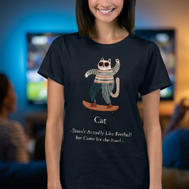 Rolig katt-tröja t shirt