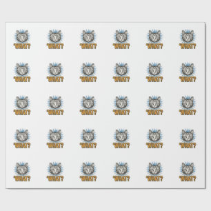 Rolig Katt 'VAD_' Vintage Gravyr Grafisk Tee_1 Presentpapper